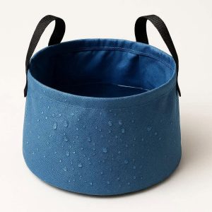 Ultra Light Foldable Water Container for Backpacking Hiking Camping Portable Collapsible Pail with High Strength Waterproof Fabric
